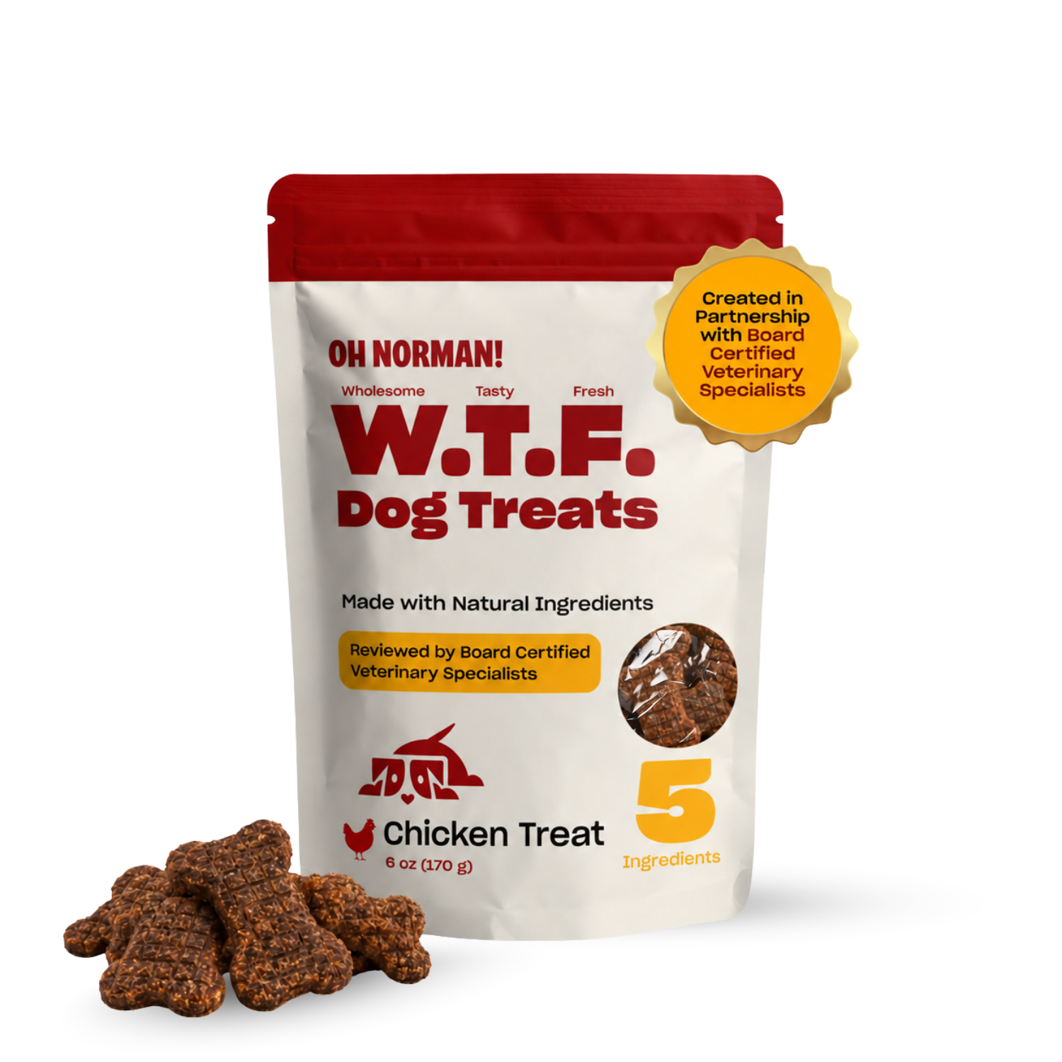 WTF Dog Treats: Chicken Treats