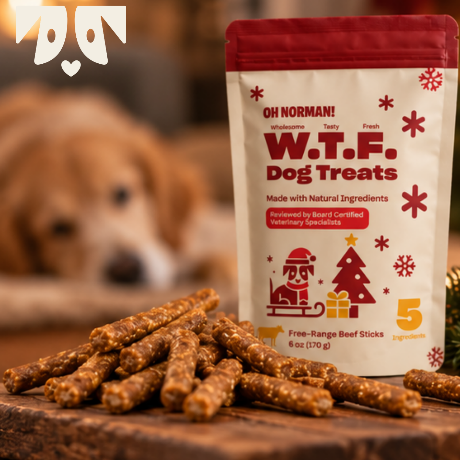 WTF HOLIDAY Treats: Free Range Beef Jerky