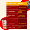 Comparison chart showing Our Product vs Others: vet-reviewed, single ingredient, no corn wheat or soy, 94 percent protein vs artificial flavors and fillers