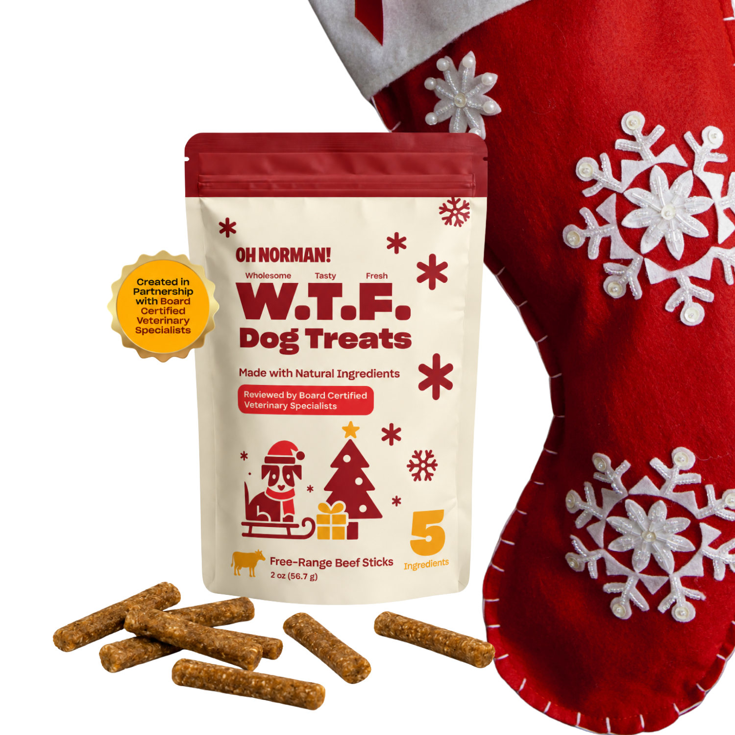WTF HOLIDAY Treats: Free Range Beef Jerky